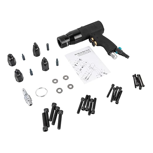 Pistola Neumática para Tuercas de Remache 10-24", 1/4", 5/16", 3/8" miniatura 8