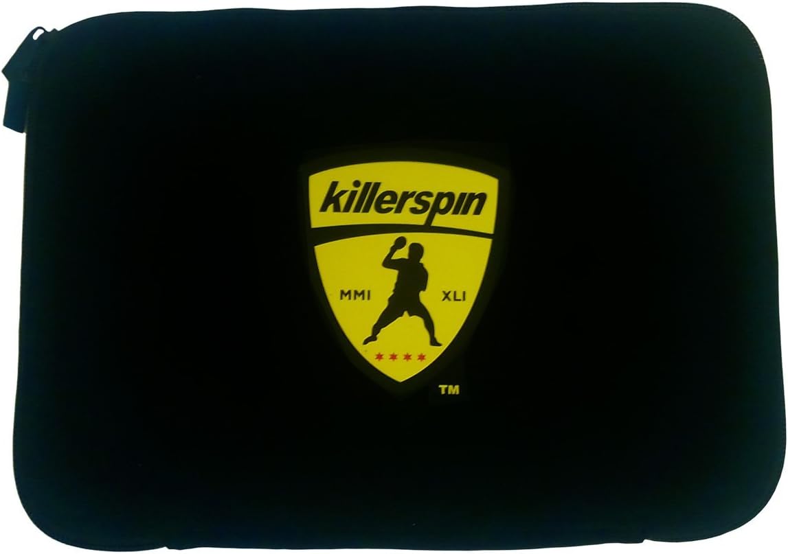 Killerspin Black Sleeve Table Tennis Paddle Bag - Ping Pong Case for 4 Paddles Secured with Elastic Fastener (605-29) : Sports & Outdoors