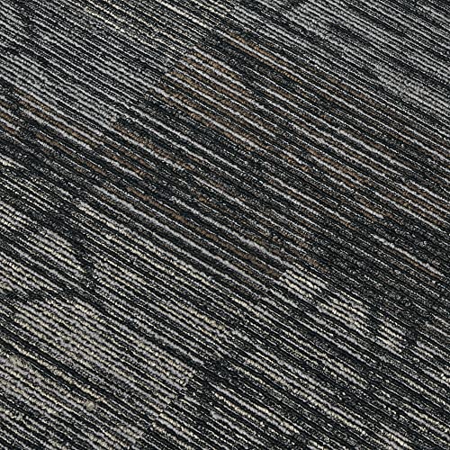 Image of Mohawk Advance 36 inch x 12 inch Berber (Loop pile), 0.11 inch Pile Height, Carpet Tile, PET Fiber, Vintage Row Color, (24 Tiles), (72 sqft /carton)
