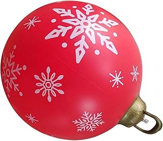 NOLITOY Decoração Enfeites De Natal Enfeite De Bola Inflável Bola De Natal Pvc Enfeite Inflável De Natal Enfeite Ao Ar Livre Infláveis De Natal Bola Grande Bolas De Natal Bola Brilhante