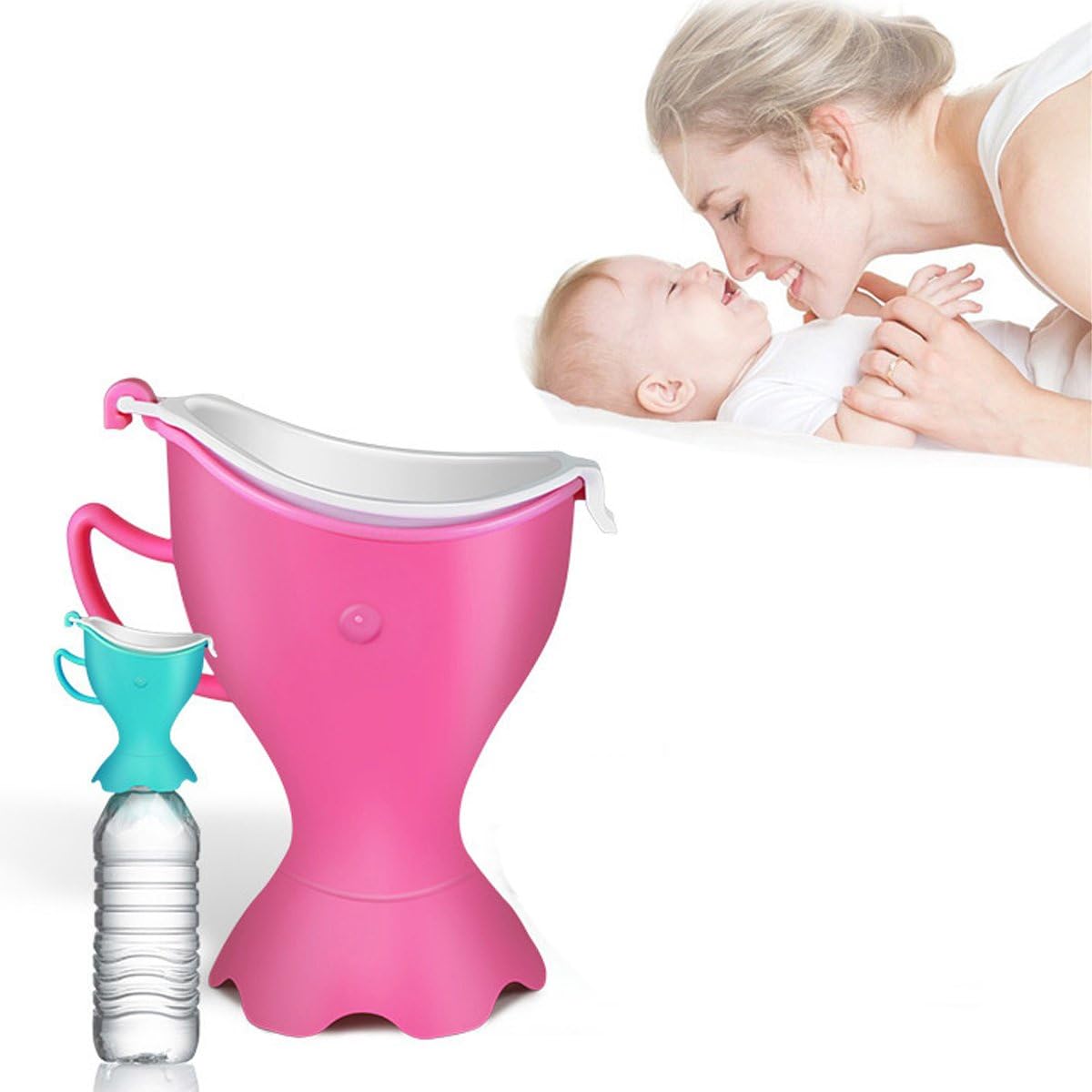 Toilet Car Baby Girl Pee Urinal Potty Training Kid Portable Toddler Boy Travel (Pink color)