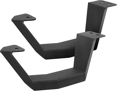 Go Rhino RB10 / RB20 / RB30 Drop Steps - Pair | Galvanized Steel, Textured Black | 69420000PC | Fits RB10, RB20, or RB30 Running Boards from Go Rhino