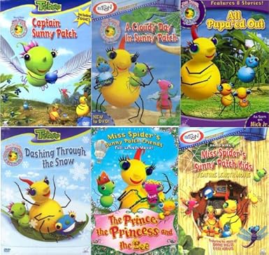 Amazon.com: Miss Spider's Sunny Patch Friends (6 pack) A Cloudy Day In ...