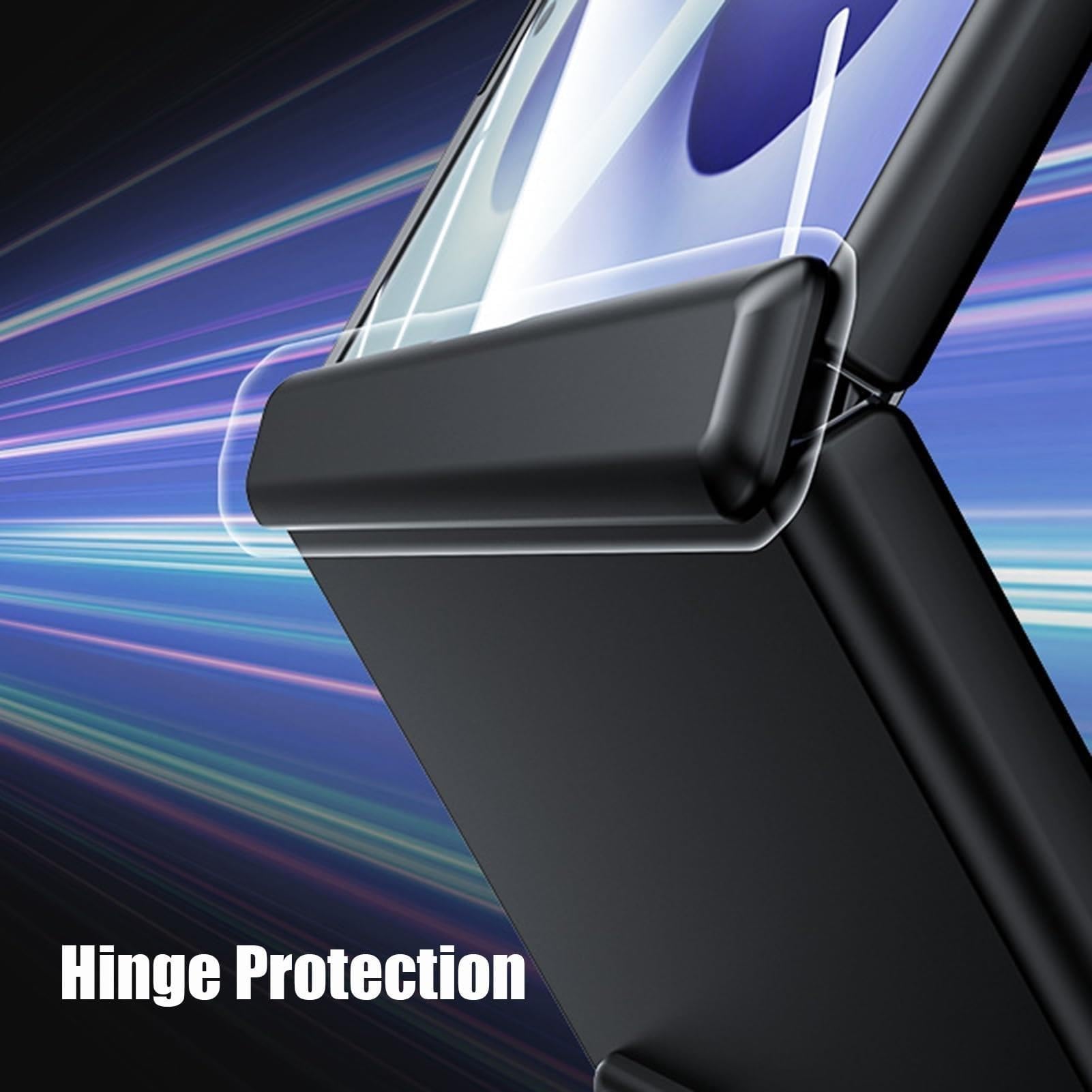 Custodia Per Samsung Galaxy Z Fold 8, Resistente Graffi Ultra Sottile Case | With Proteggi Schermo Guscio(Blu)