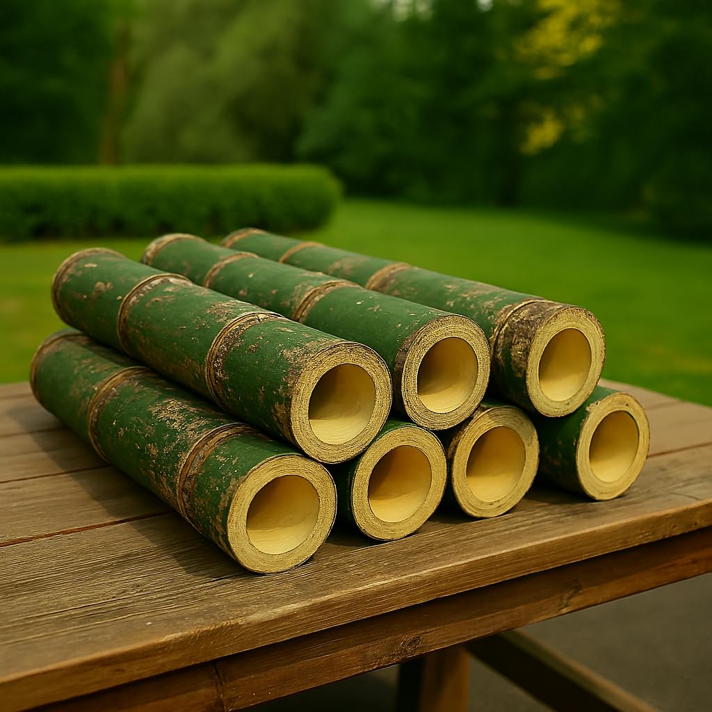 Bamboo Cut Pieces 24 INCH 2FT Pack of 1 Heavy Full Size-image-46