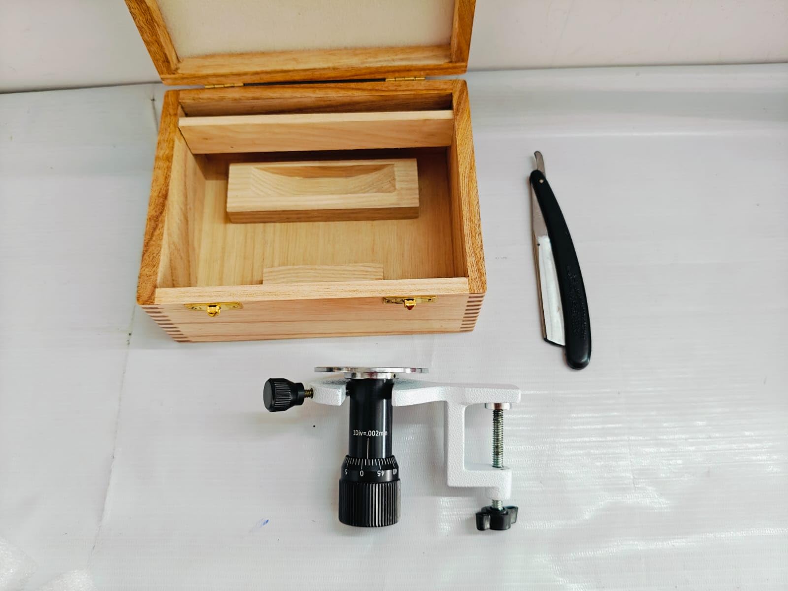 Spancare Hand- und Tischmikrotom mit Rasiermesser Manuelles Mikrotom (tragbar)