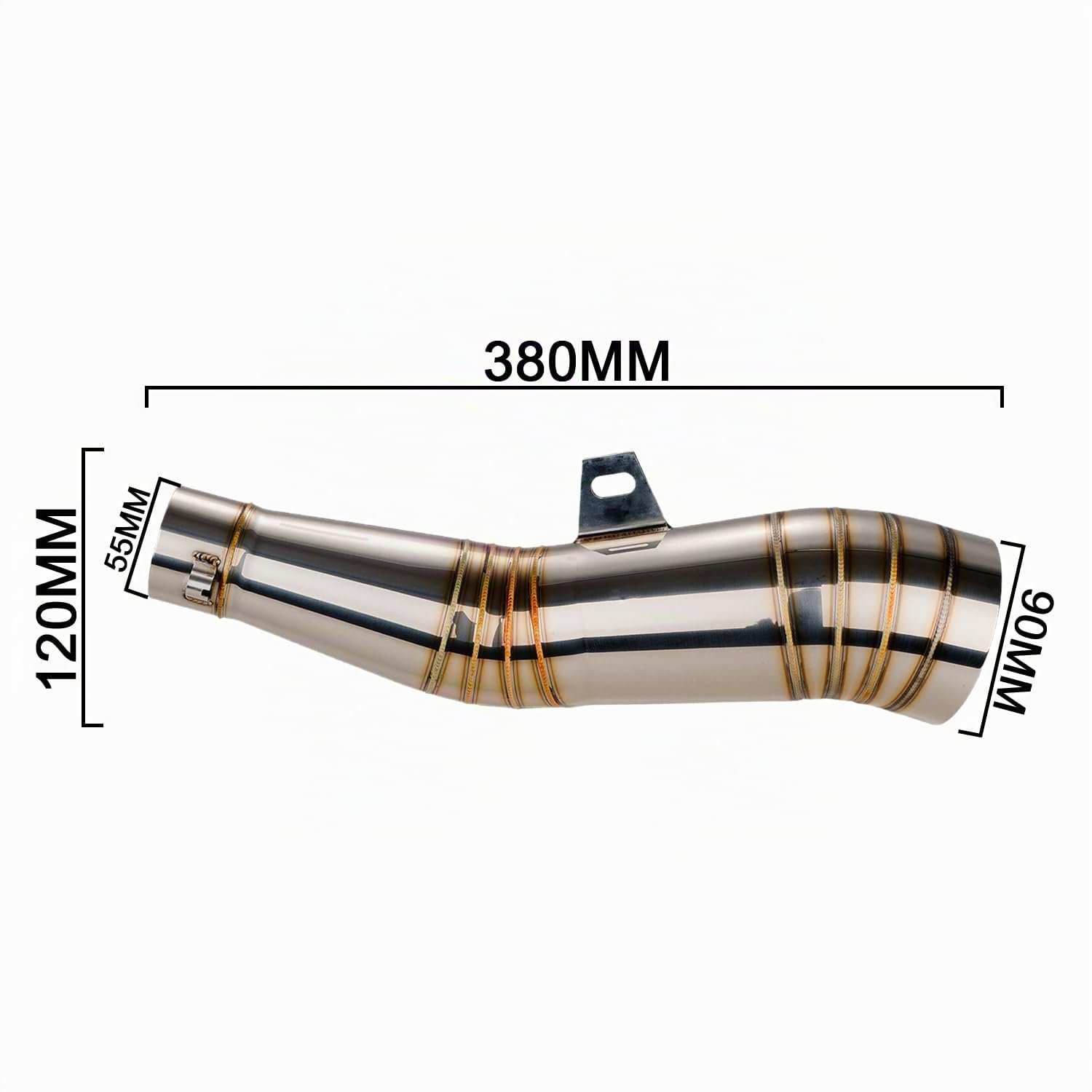 GP Moto Universale Marmitta Moto Terminali Sportster per GY6 ATV Street Bike Pit Bike Scooter