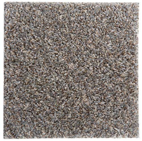 Smart Squares in A Snap 18” x 18” Residential Soft Carpet Tile, Peel and Stick, Easy DIY Installation, Seamless Appearance, Made in USA (388 Stonehenge, 10 Tiles - 22.5 Sq Ft)