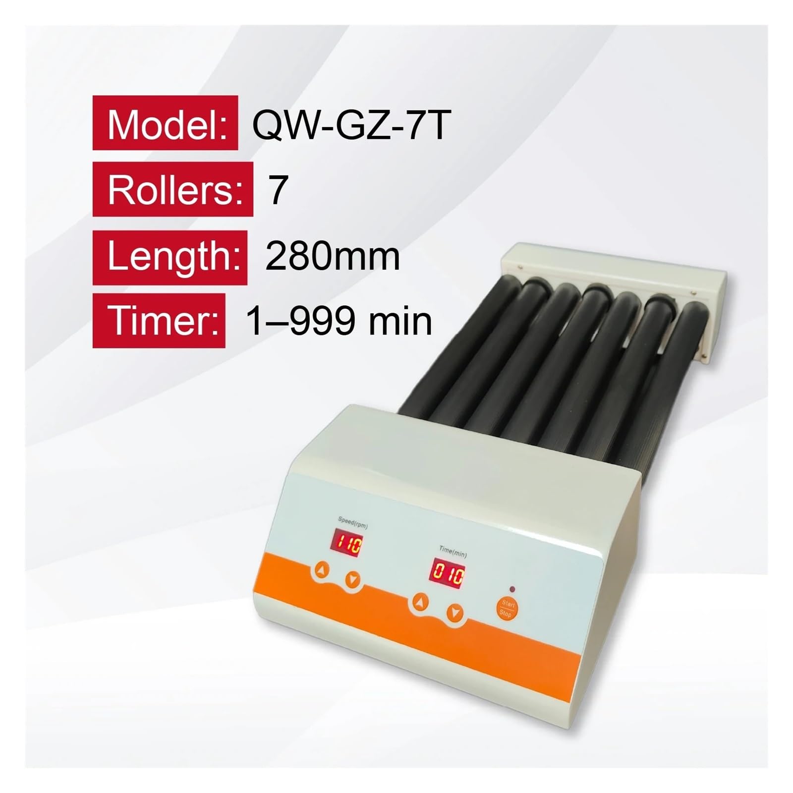 Wirówka stołowa, QW-GZ-5/7 Mieszalnik rolkowy do probówek z krwią Rotator poziomy Oscylator laboratoryjny mieszania pobierania krwi | QW-GZ-7T