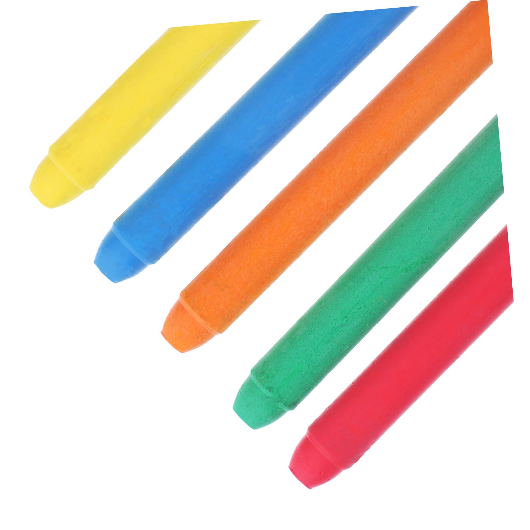 60 Pièces Craies Colorées Solubles Eau sans Poussière Adaptées Aux Enseignants Craie de Trottoir pour Tableau et Utilisation Intérieure Extérieure