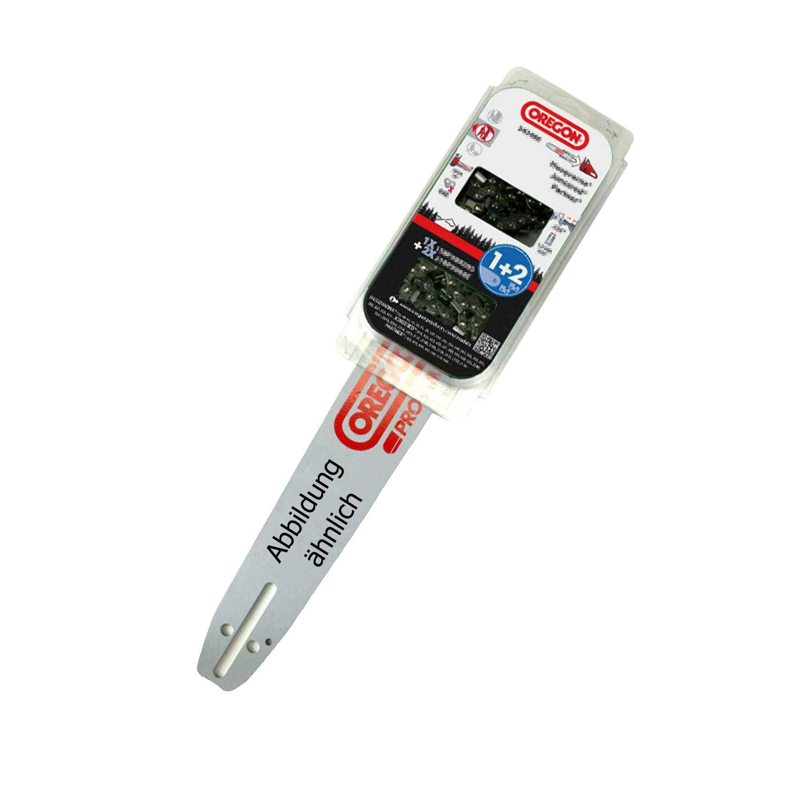 Kit guide chaîne Oregon 567293 Combo Guide 163SFHD025 + 2 chaînes 75DPX060E
