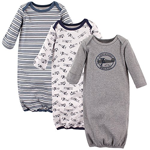 Image of Hudson Baby Unisex Baby Cotton Gowns