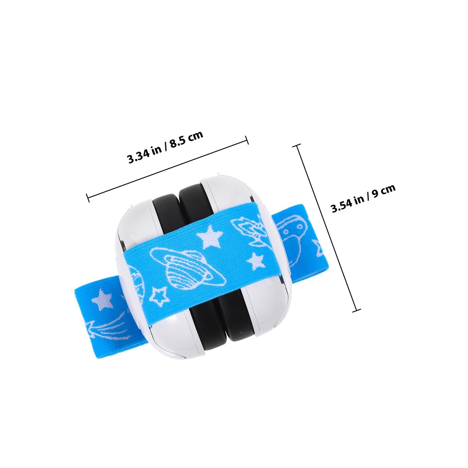 Auriculares Antiruido para Bebés Protección Auditiva, Diseño Cómodo y Ligero, Orejeras Azules Ajustables para Dormir y Viajes, Reducción de Ruido Efectiva para Recién Nacido