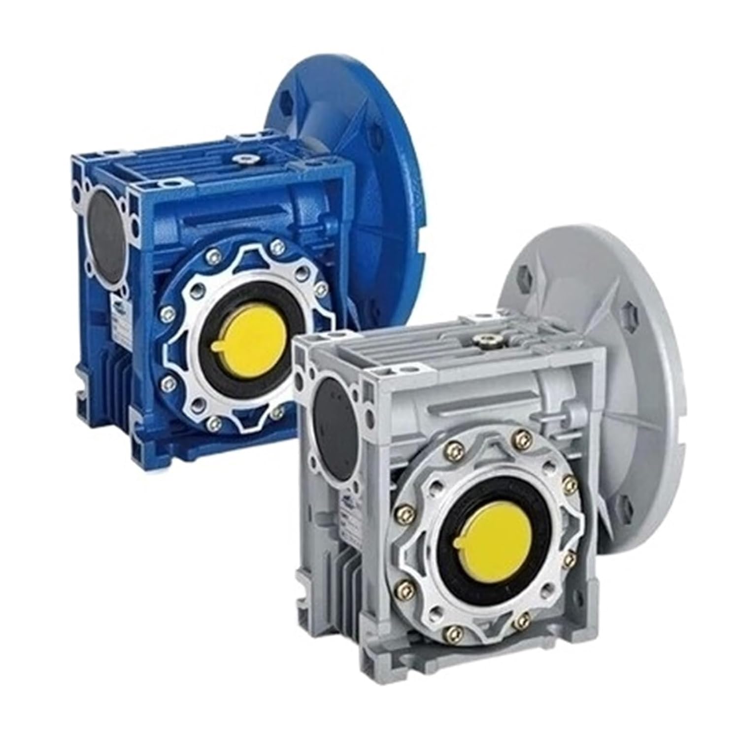 7.5:1-100: 1 Gear Ratio RV90 Worm Gear Reducer NMRV090 19mm 24mm 28mm Input Hole for 0.55KW-4KW Motor