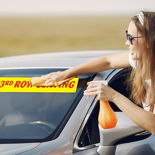 Miniatura 7 de Versa-Tags #rd Row Seating Parabrisas Pegatinas 12 Pack Concesionario Publicidad Pegatina