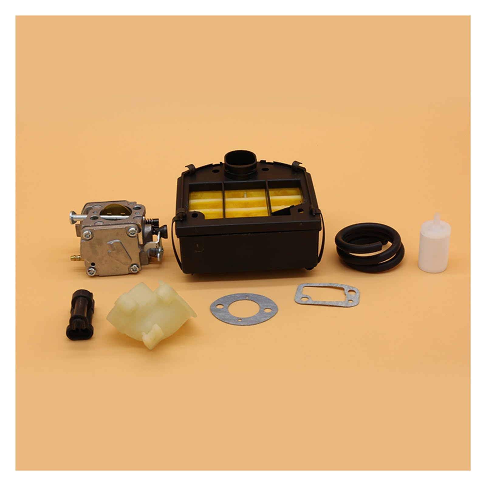 Conjunto de Junta de Manguera de Filtro de Combustible de colector de admisión de Filtro de Aire de carburador Apto for Husqvarna 268 272 XP Piezas de Motosierra de Gasolina de jardín