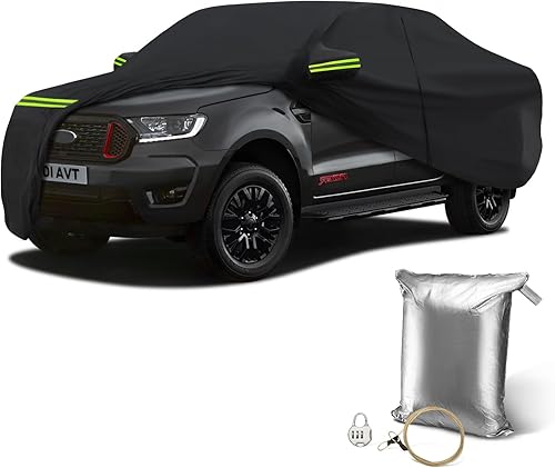 Funda impermeable para camioneta Ford Ranger, ultra ligera, fácil de instalar, protección para todo tipo de clima, cubierta de coche con puerta con