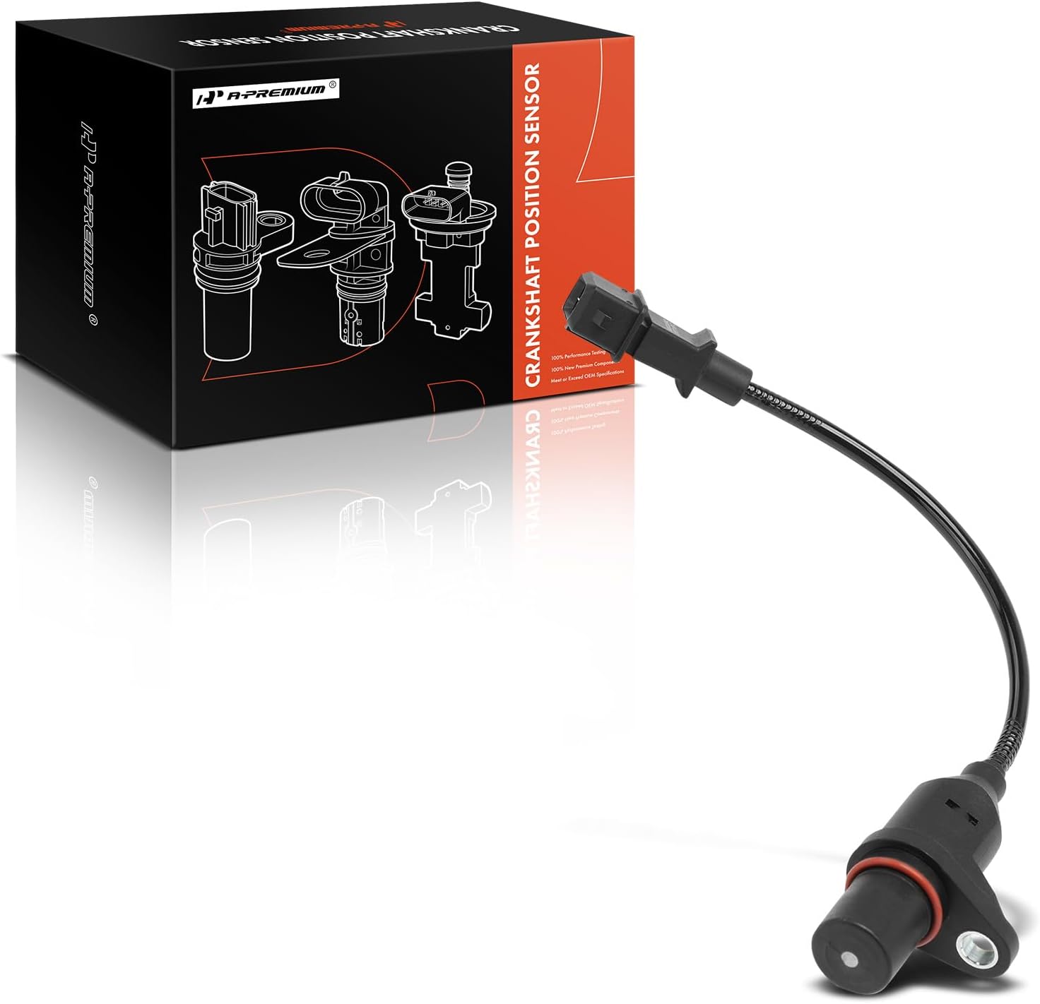 A-Premium 39180-26900 Engine Crankshaft Position Sensor Compatible with Hyundai Accent 2006-2011 & Kia Rio 2006-2010, Rio5 2006-2010, 1.6L