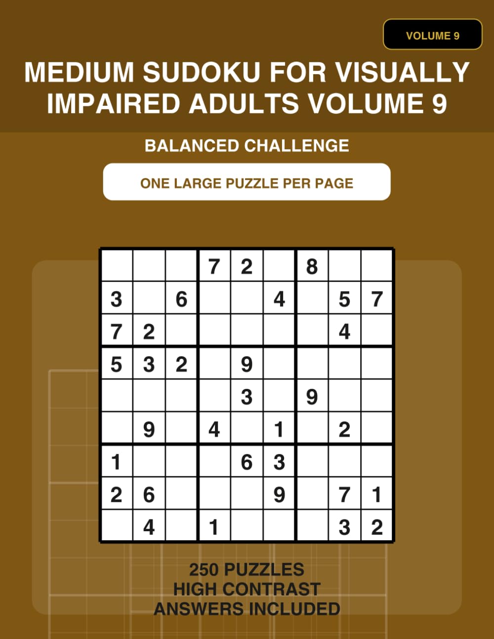 Medium Sudoku for Adults Large Print: 250 Medium Difficulty Puzzles for a Satisfying Challenge | Easy-to-Read Grids with Solutions