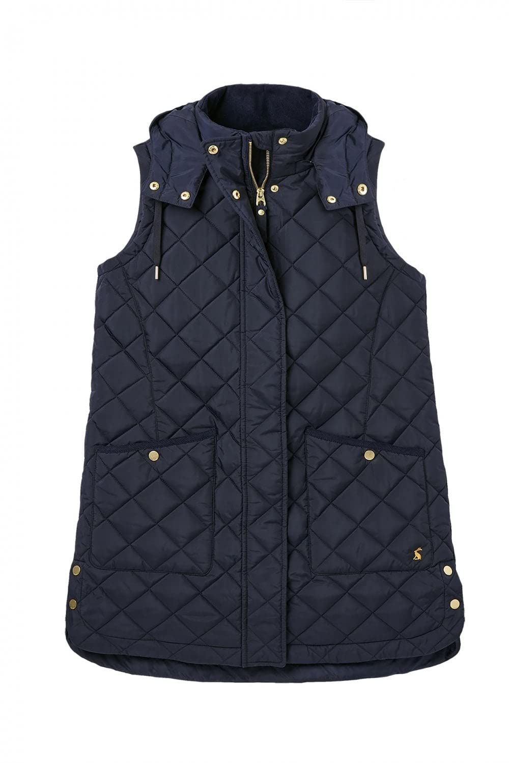 JoulesWomens Chatham Long Length Drop Hem Body Warmer Gilet