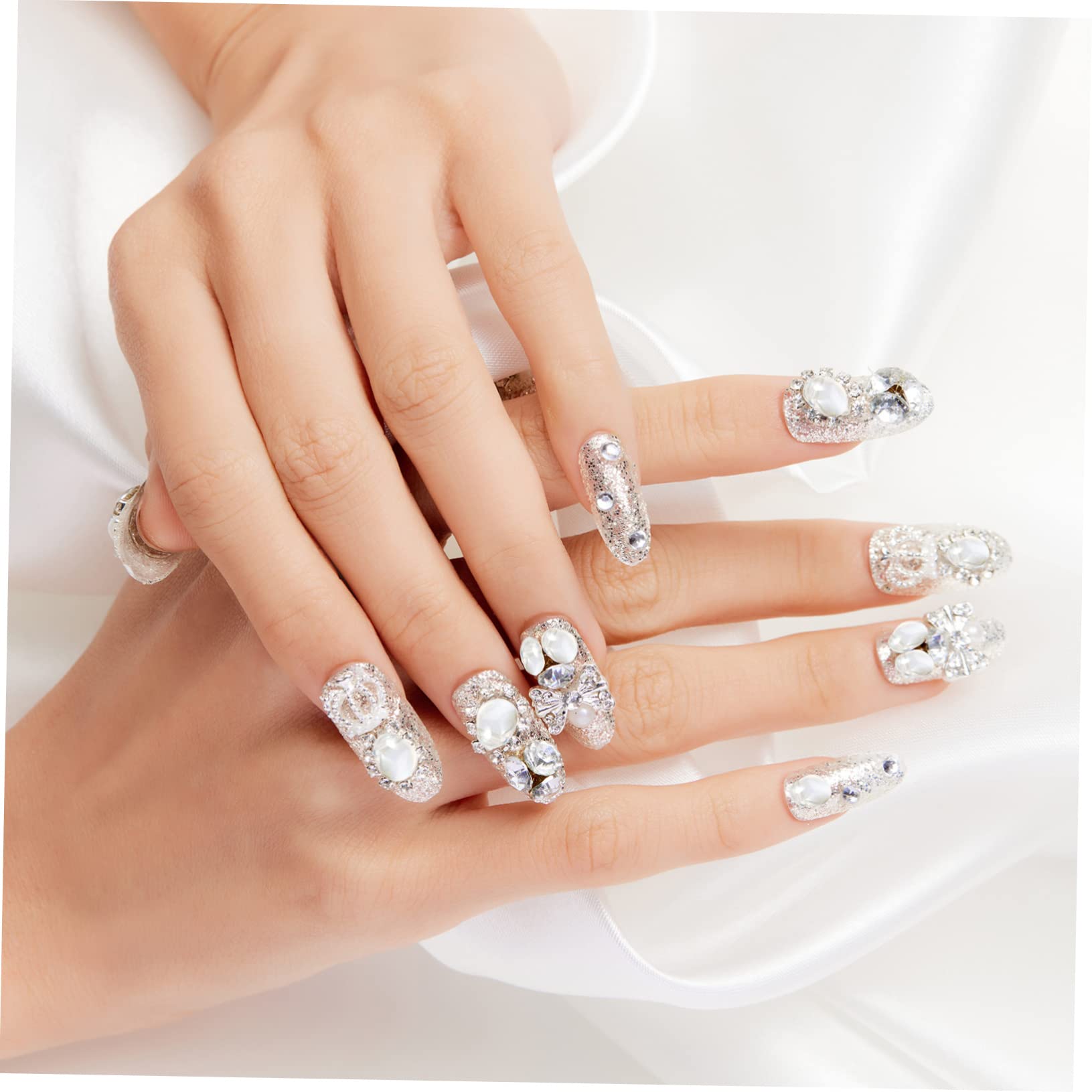 PACKOVE 3 set Pietre Di Cristallo Per Unghie Diamanti Glitter Gemme Per Unghie Gemme Per Nail Art Strass Per Nail Art Diamanti Hotfix Smalto Per Manicure Nail Art Fai 100 pezzi*3