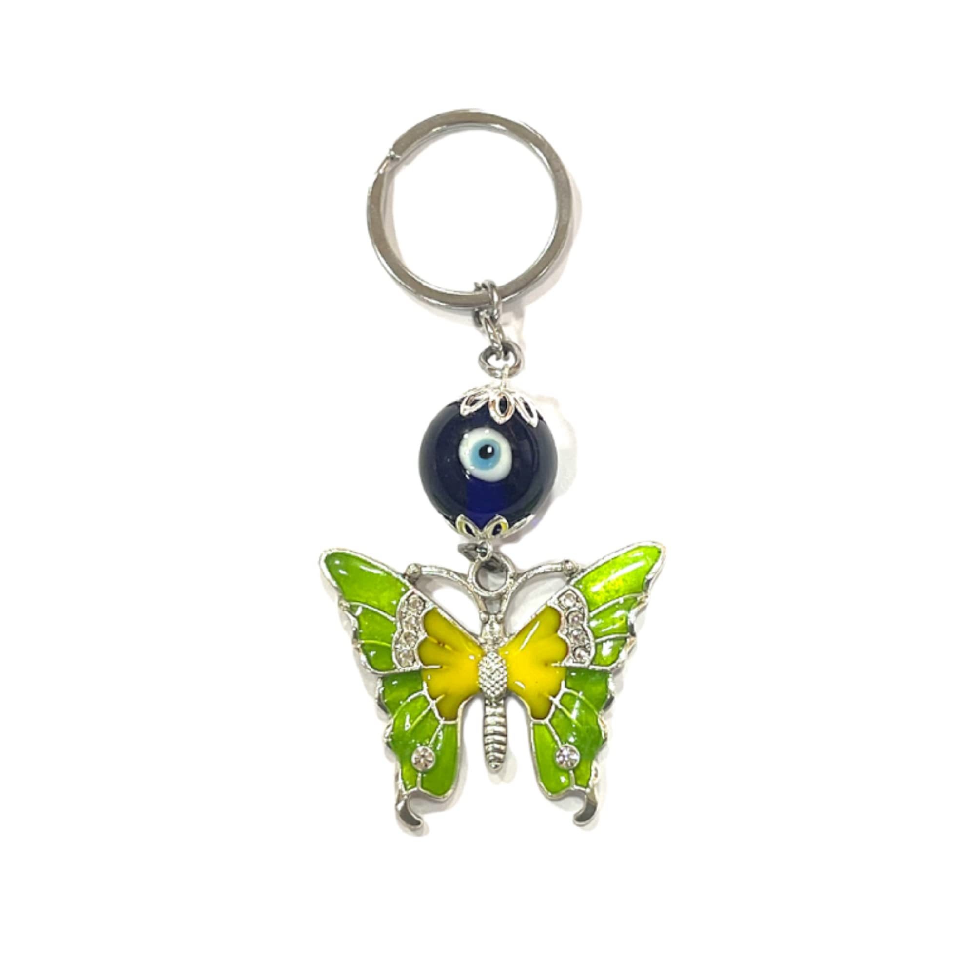 Evil Eye Keychain - Stainless Steel Gift -4