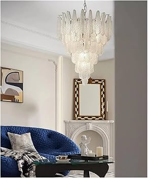 ヴィンテージ 美しすぎるガラスのシャンデリア 引き取り限定