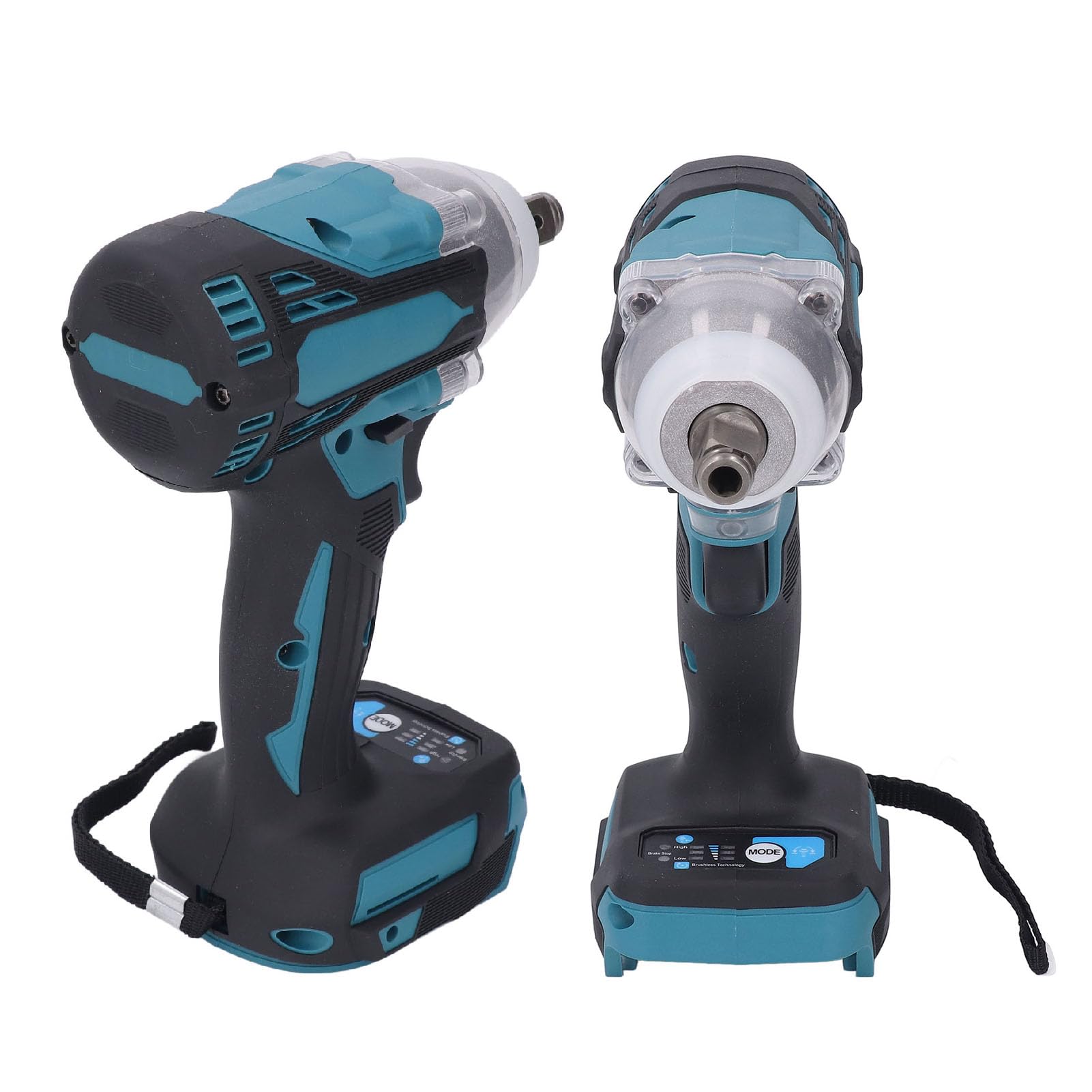 CHICIRIS Avvitatore Elettrico a Percussione 2 in 1 Pistola a Percussione a Batteria Multifunzionale Motore Brushless 350N Controllo Continuo della velocità per Carpentieri ABS Metallo