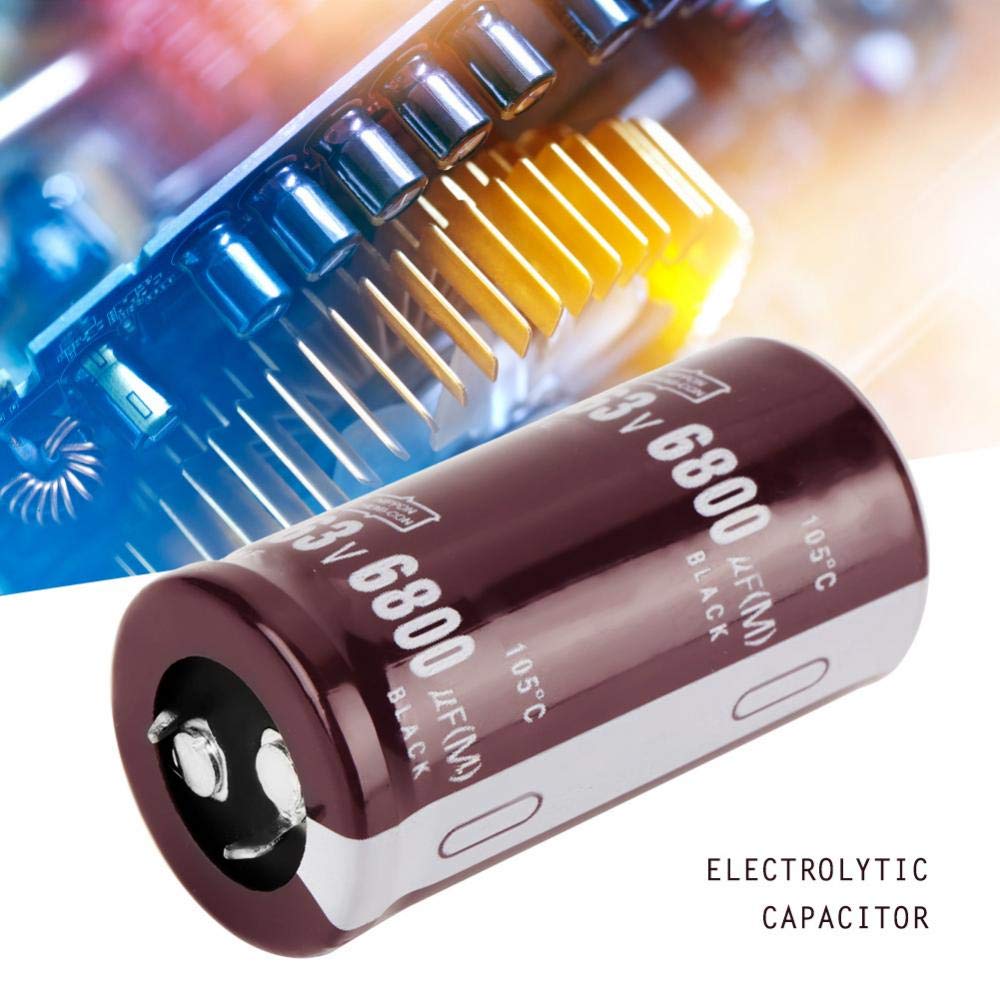 Condensateur électrolytique Radial 680µF 63V 105°C - Marque Elite, Référence PF1J681MNN1625 - Neuf