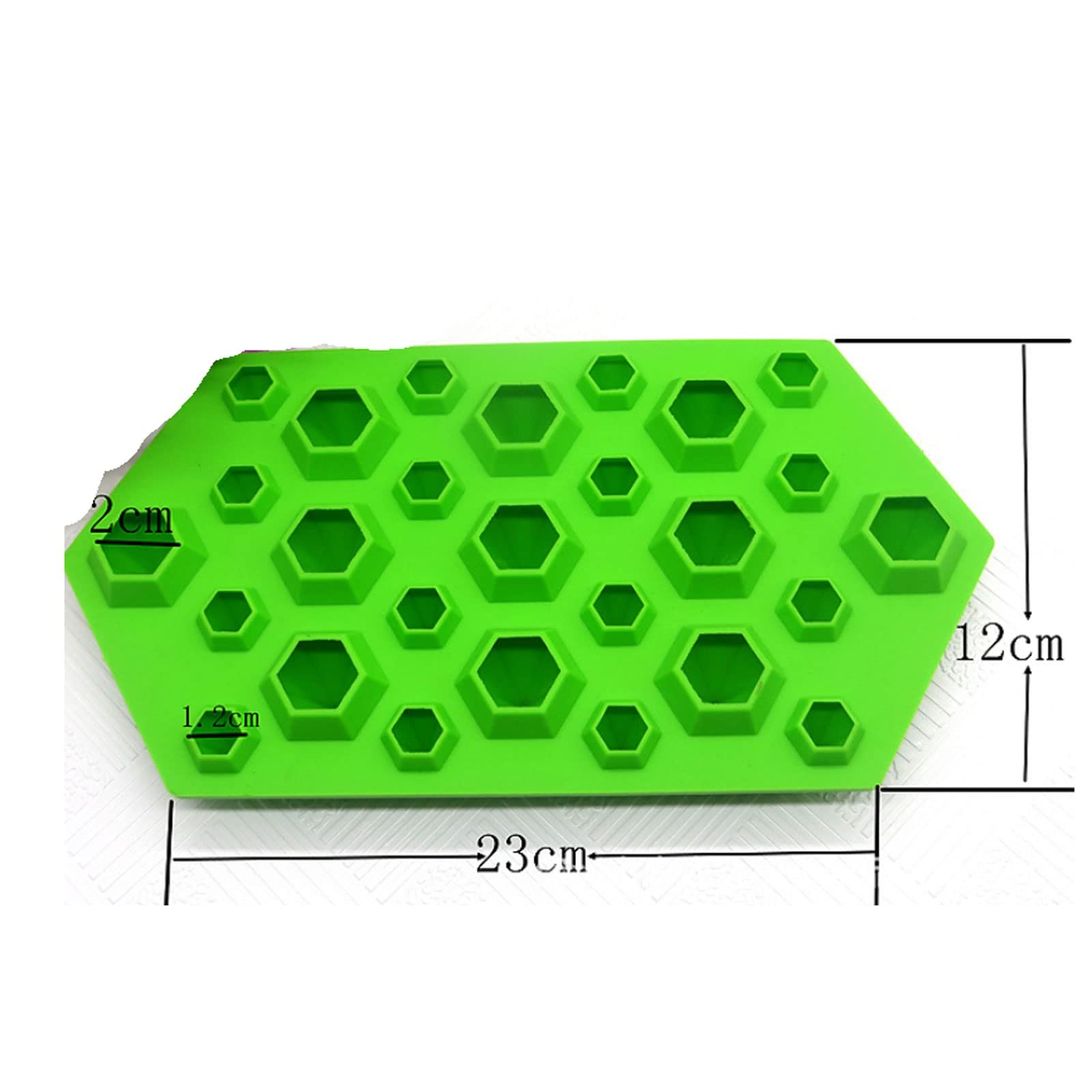 JINGYAN Bacs à glaçons Cool Cube Chocolate Soap Tray Mold Silicone Fodant Moulds