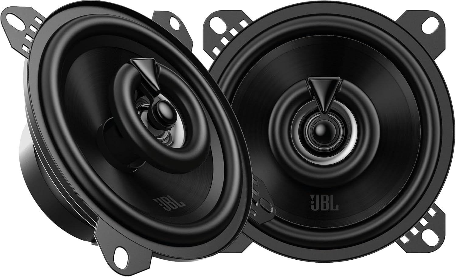 JBL Stage2 45F Gen2 altoparlanti coassiali 2 vie 4 pollici 40 W RMS, 320 W picco, 4 Ω, 88 dB, woofer in polipropilene Plus One™, tweeter PEI, design slim, suono chiaro, installazione facile