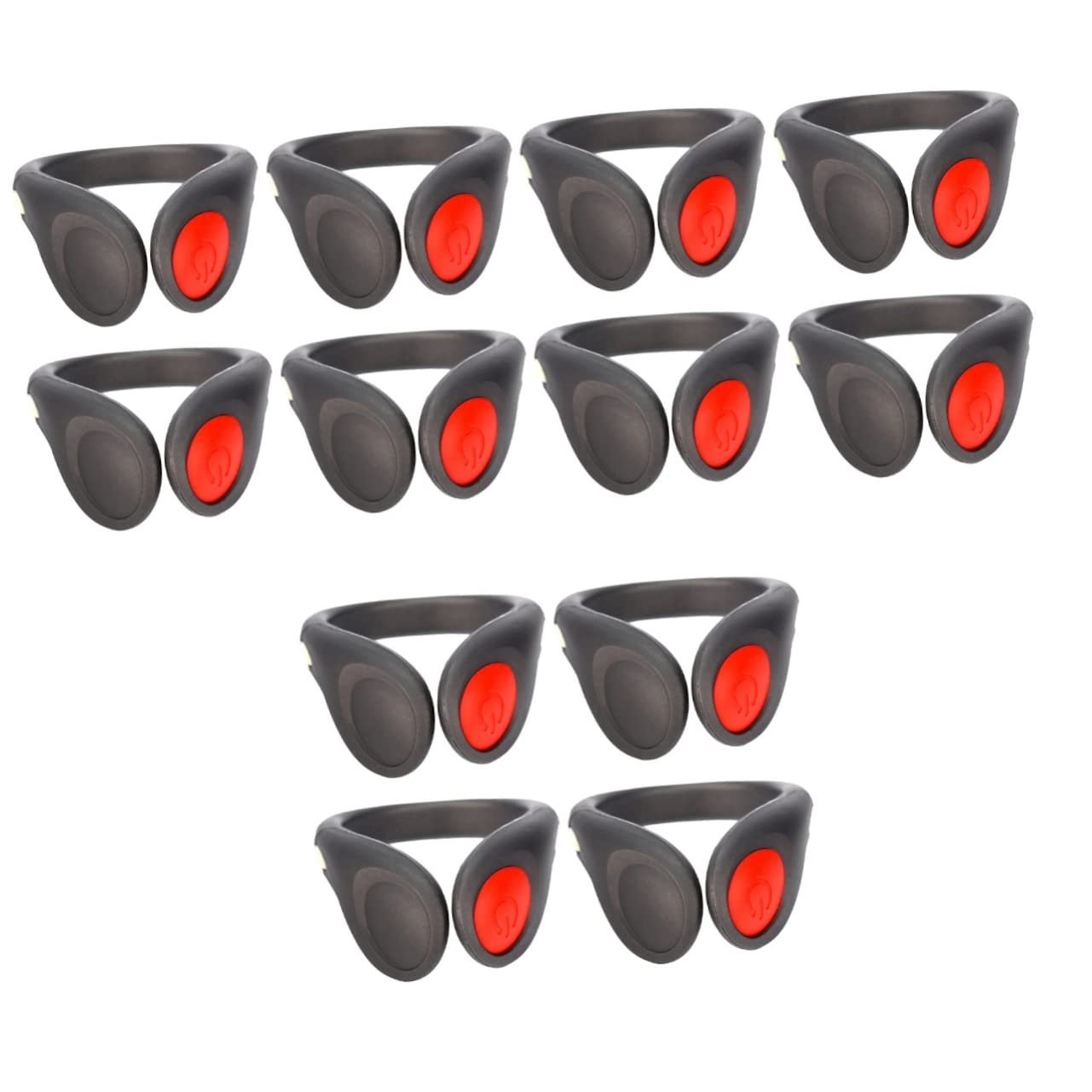 BESPORTBLE 3 Juegos De Luces Led con Clip para Zapatillas De Running Nocturnas con Clip para Corredores Y Caminantes Carcasa 4 Unidades X 3