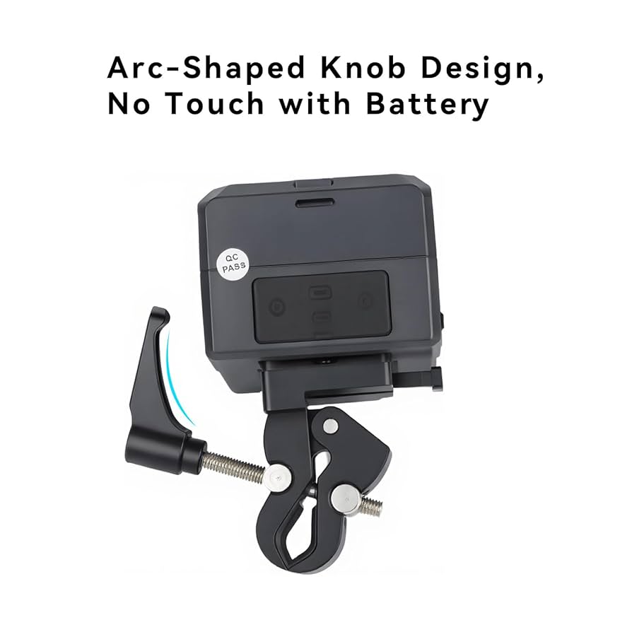 Vマウント　バッテリー　クランプ　撮影　照明　スタンド Amazon | 照明スタンドとサポートロッドに取り付けるための