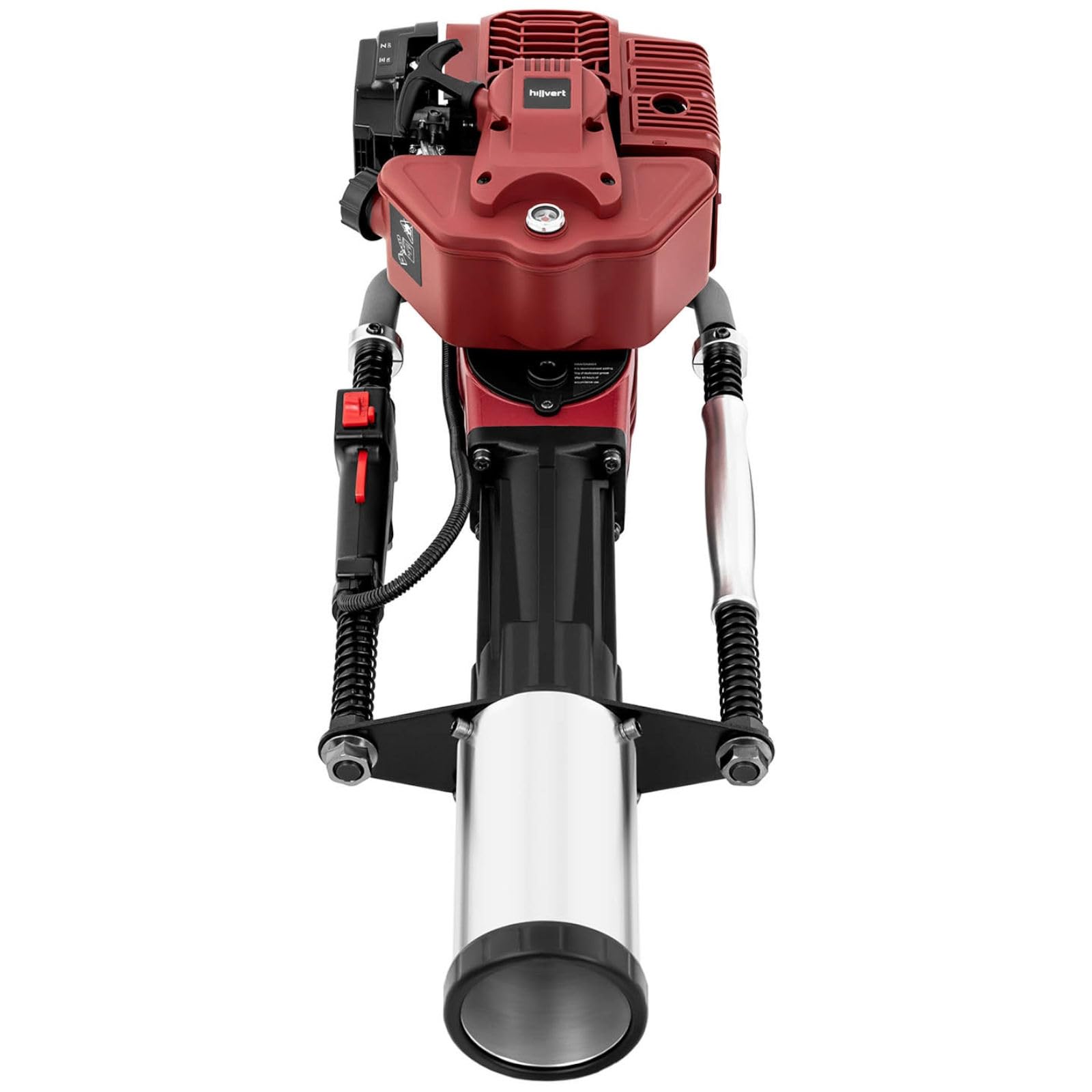 MSW Clavadora De Estacas Y Postes Con Motor HT-PILOT-1500 (Frecuencia de impacto: 700-1.350 golpes/min, Energía de impacto: 20-55 J, Potencia: 1.500 W)