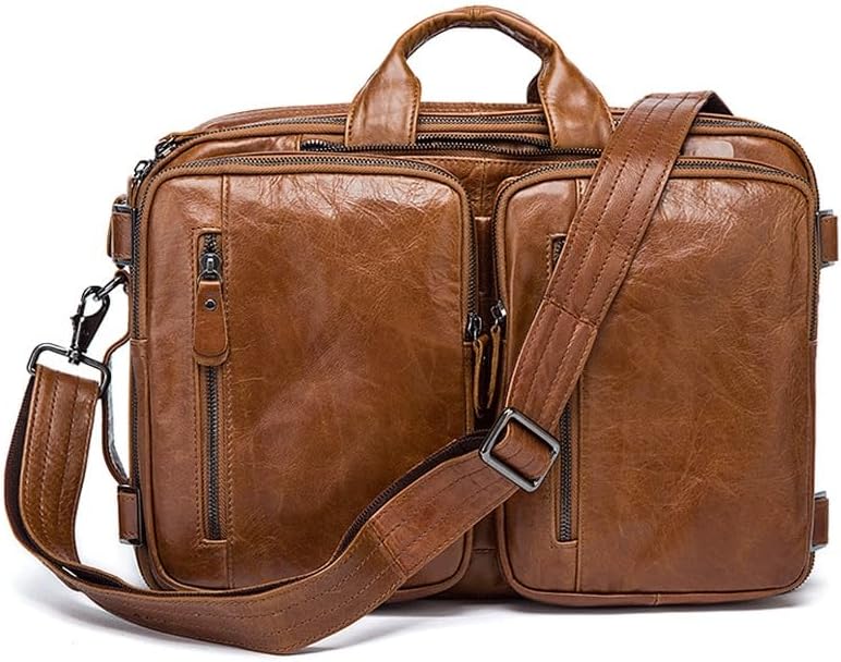 Retro Multi-functional Men's Shoulder Bag Document Crossbody