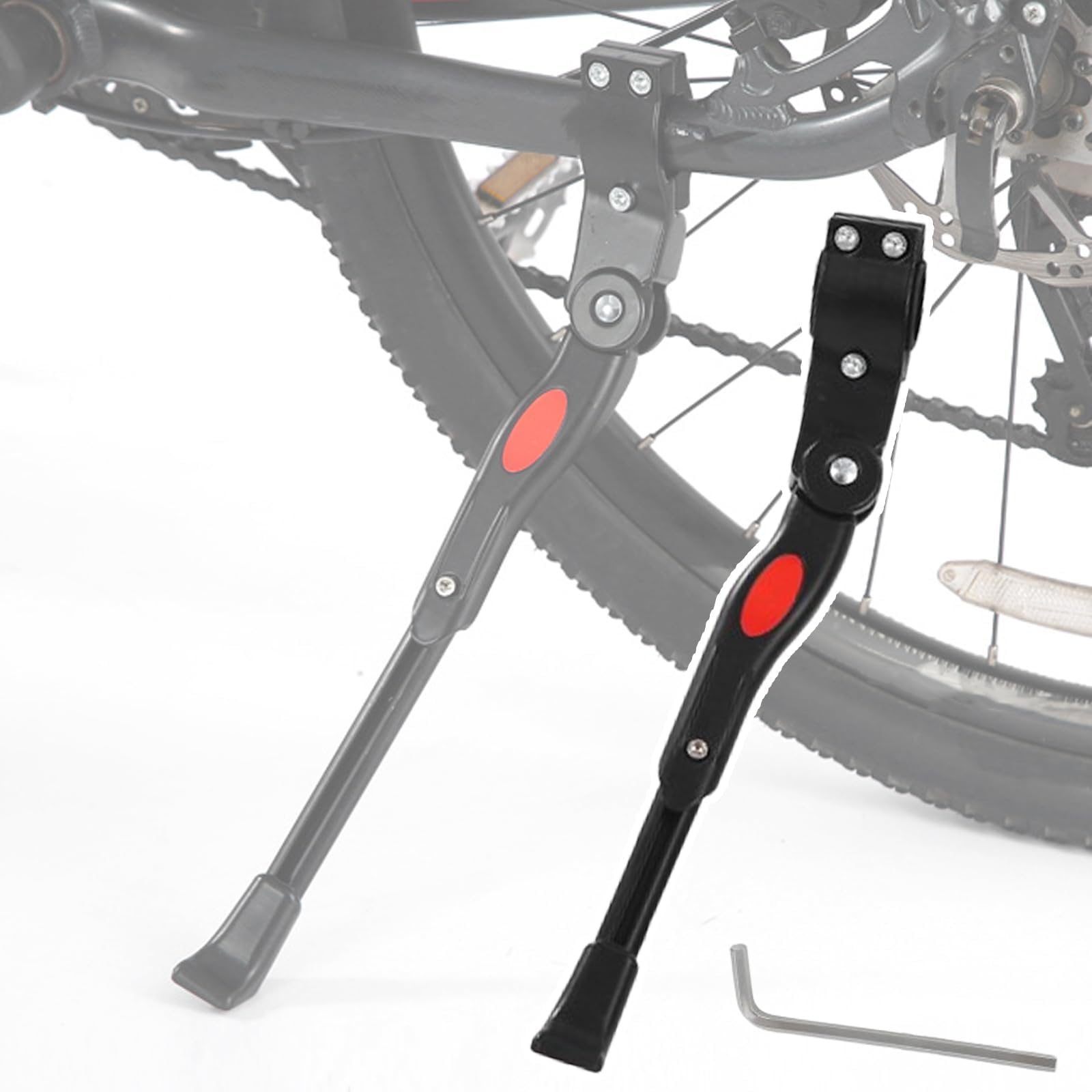 YUCNAXZ Fahrradständer für Specialized Turbo Levo, Verstellbar Aluminium Fahrrad Seitenständer, Rutschfester und Stabiler Stabiler Fahrradständer,C Sport & Freizeit