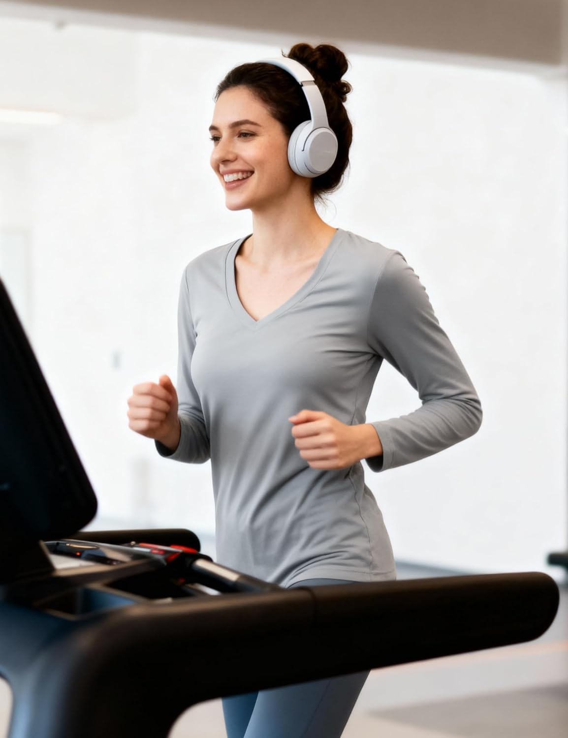 4-7 Pack Long Sleeve Shirts for Women,Moisture Wicking Shirts Long Sleeve Workout Tops for Women V Neck Hiking T-Shirts - Image 2