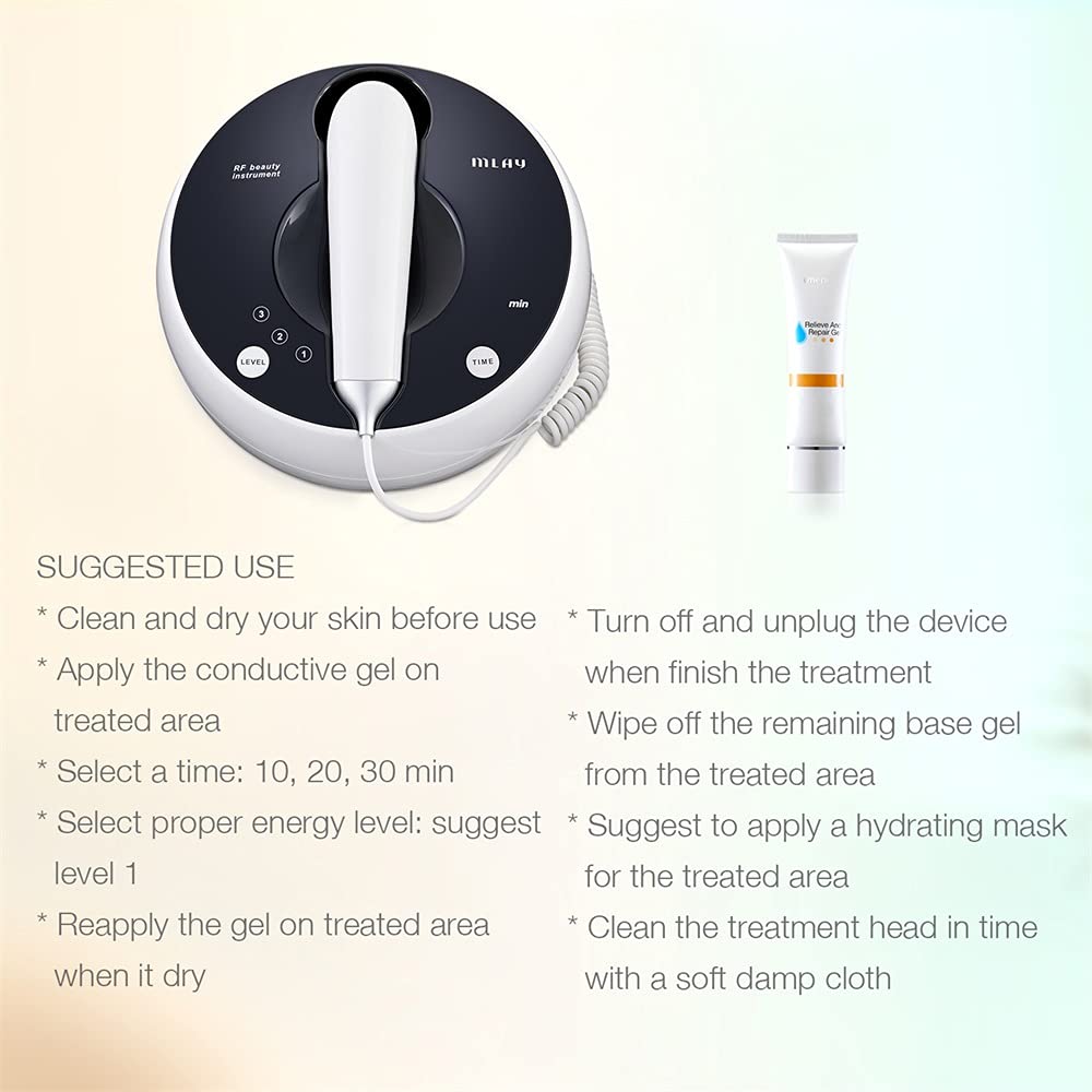 MLAY RF Radio Frequency Skin Tightening for Face and Body Home Skin