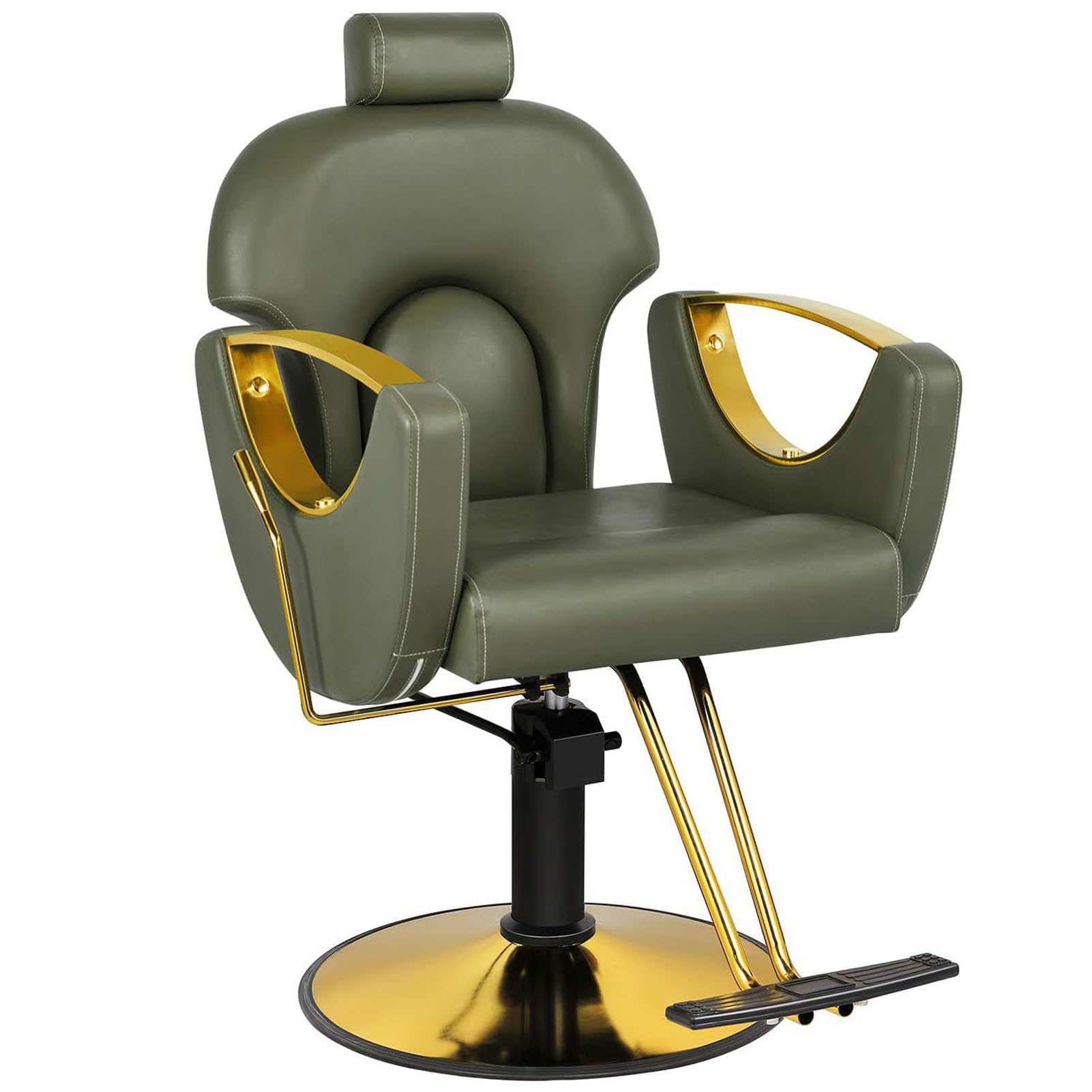 Liegender Friseurstuhl, höhenverstellbar, hydraulischer Salonstuhl, professioneller Shampoo-Stuhl für Schönheitssalon und Spa-Ausrüstung