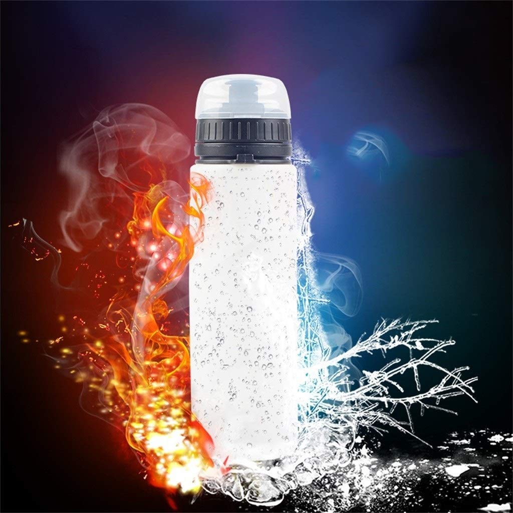 Bottiglia d'Acqua Pieghevole, Anti-Caduta Gel di Silice Compressione di Viaggio Usato for Fitness All'aperto (4 Colori)