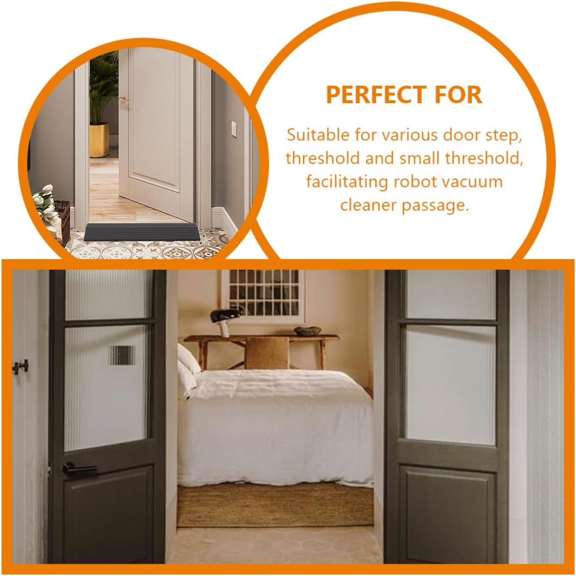 10pcs Plastic Ramp Pad for Sweeping Use Rise Cushion for Easy Climbing Steps and Thresholds Non- Design Lightweight and Portable