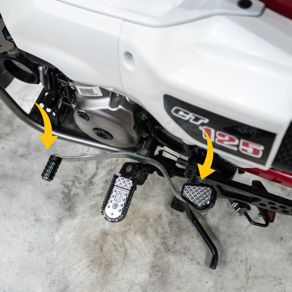 Amazon | REVOLUTION ホンダハンターカブCT125用シフトペダル前後