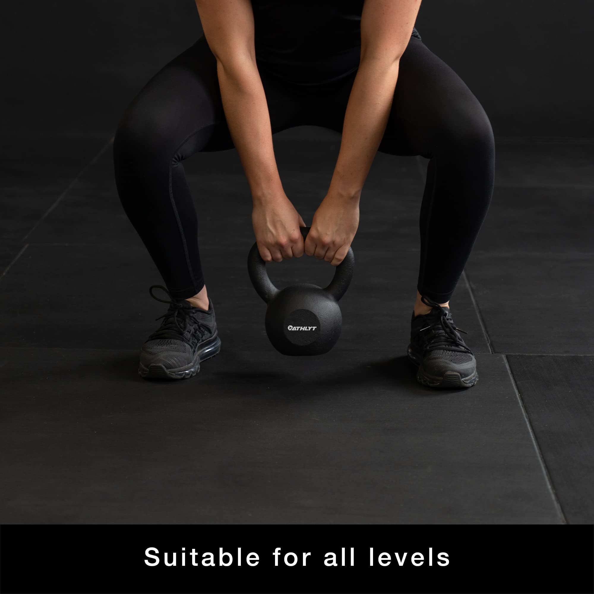 Athlyt - Kettlebell/Kugelhantel aus Gusseisen, 2 kg
