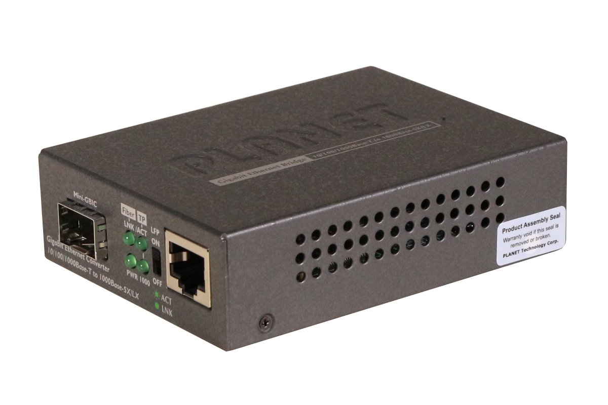 EXC Convertitore multimediale di rete Gigabit 411805 - Nero