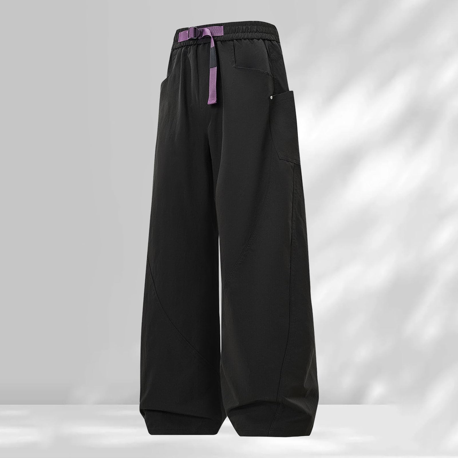 Pantalon De Trabajo para Hombre,Pantalones Cargo Informales con Detalles y diseño Plisado para Uso Diario y al Aire Libre Holgados y cómodos.