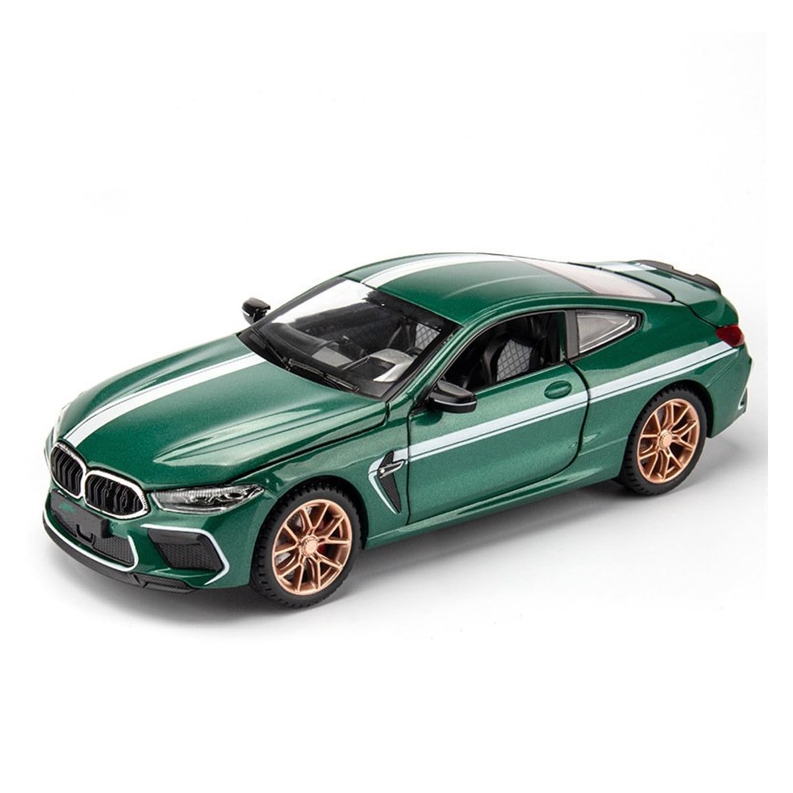 UIFCOG Die Cast Collectible Car Model 1:24 For BWM M8 Alloy Sports Car Model Diecasts Metal Vehicles(Green)