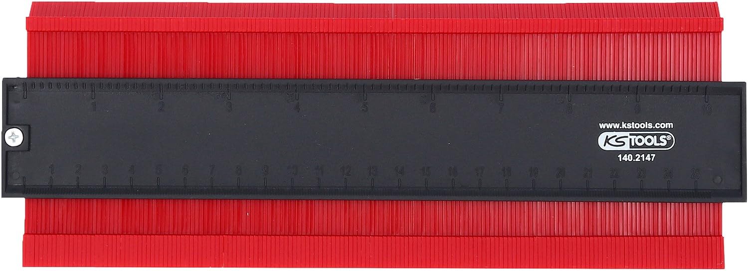 KS Tools 140.2147 Galgas para contornos, 280 mm | Rango de medición 0 - 250 mm, longitud 280