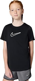 Nike Girls' One Dri-FIT Performance Short-Sleeve Training Top