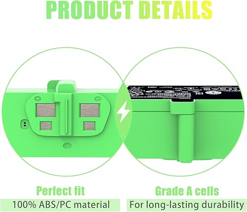 Miniatura 4 de para iRobot Roomba Batería de repuesto 1800LI Batería de iones de litio para Roomba 690 675 960 895 890 860 850 680 695 680 690 670 640 614 Series