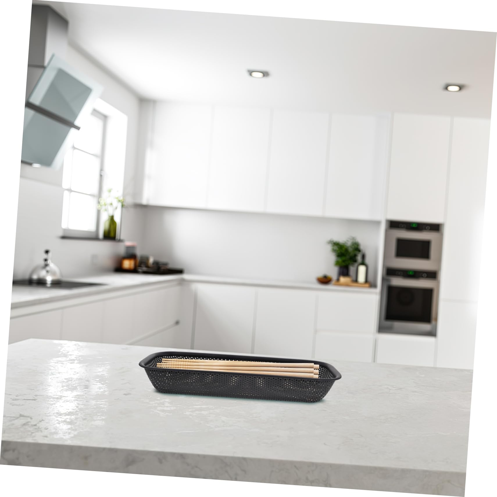 Gatuida 5piezas Cesta De Cubiertos Inoxidable para Lavavajillas Organizador De Utensilios De Cocina Gran Capacidad y Diseño De Drenaje Rápido Soporte para Tenedores y Palillos Accesorio